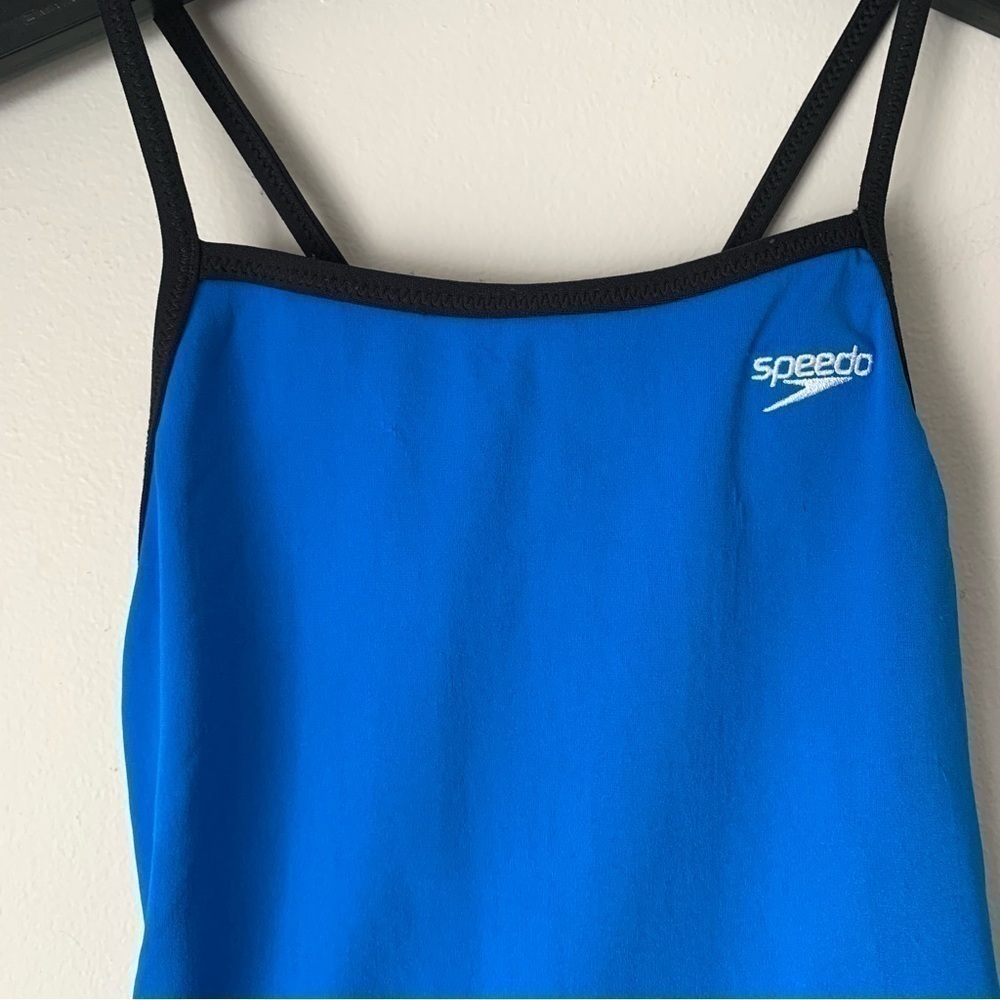 Speedo Solid Blue / Black Reversible Extreme Back… - image 7